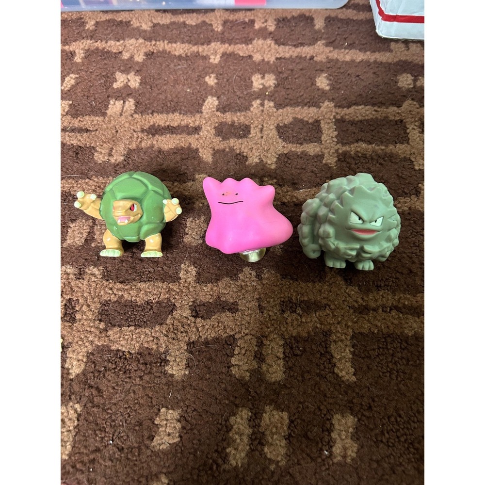 Pokemon Tomy Figures - Turtwig, Ditto, Geodude Toy Collectible Kids